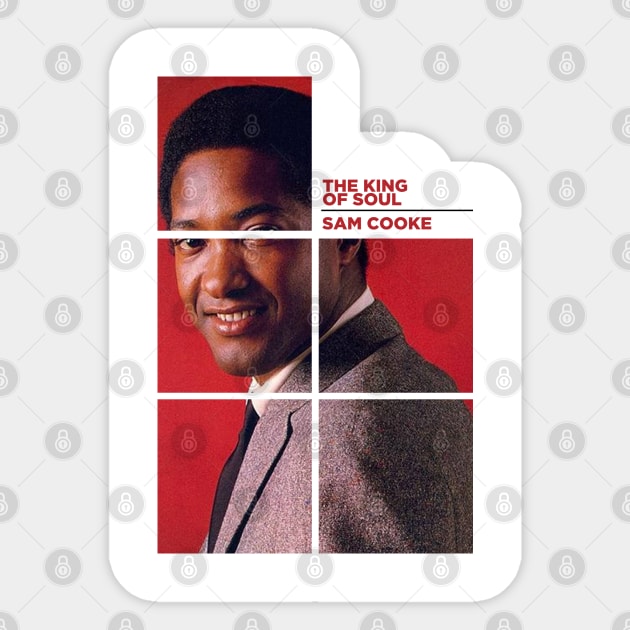 Sam Cooke The King Of Soul Sticker by Angel arts